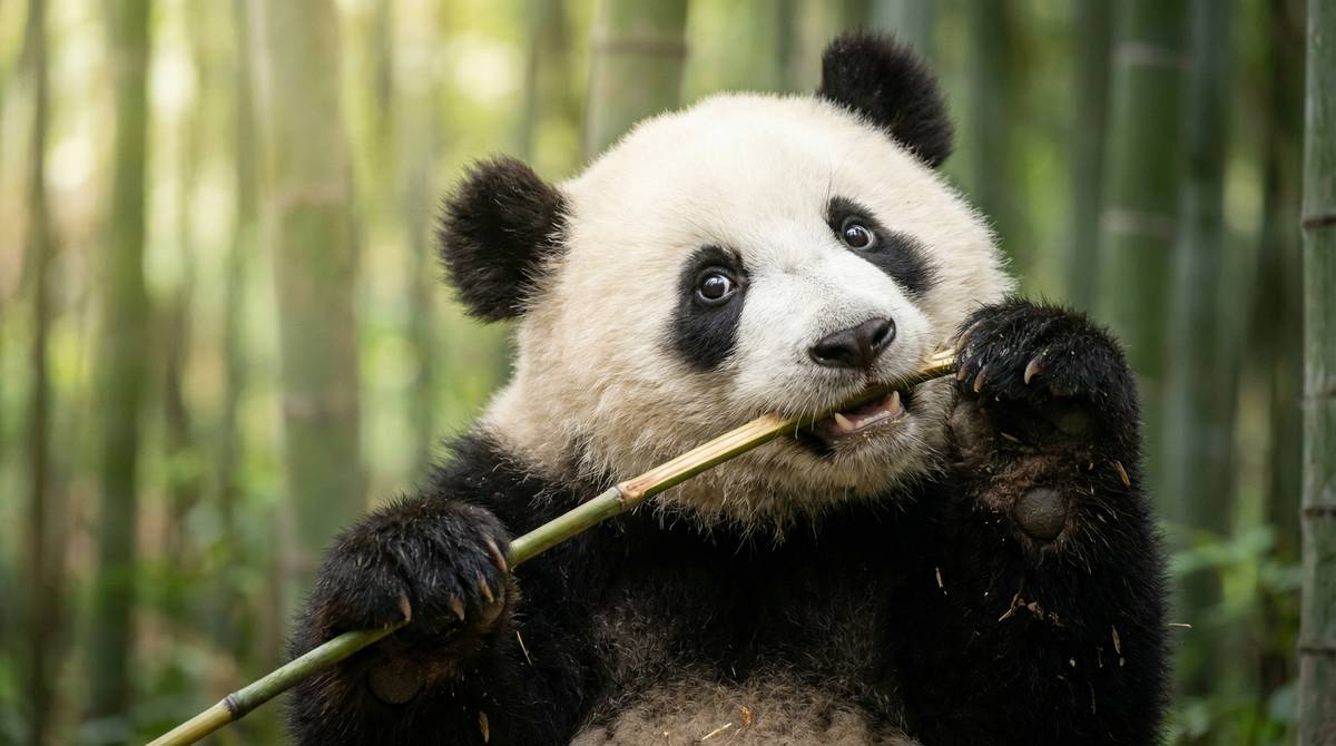 猎奇熊猫视频 - 大熊猫竹林漫步